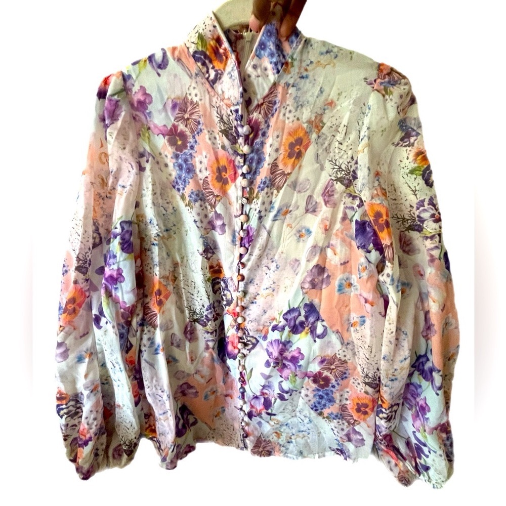 Brand new long sleeve floral ladies shirt